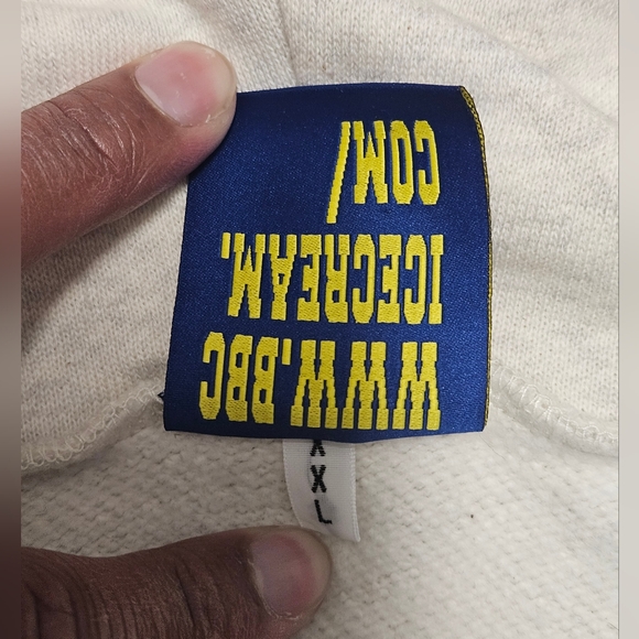 New Y2K Billionaire Boys Club Icecream Cowboy Zip Up Hoodie 2XL Pharrell BBC - Picture 7 of 13